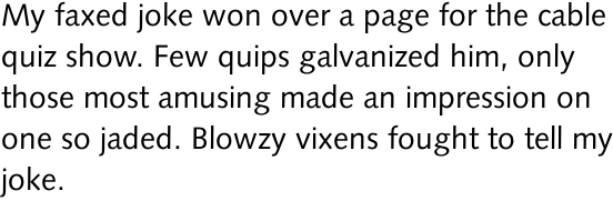 Syntax Pro Roman