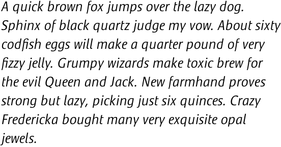 Satero Sans Pro Light Italic