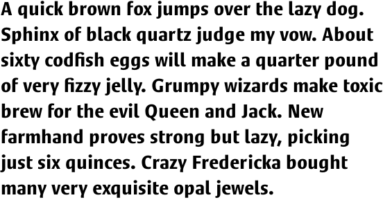 Satero Sans Pro Bold