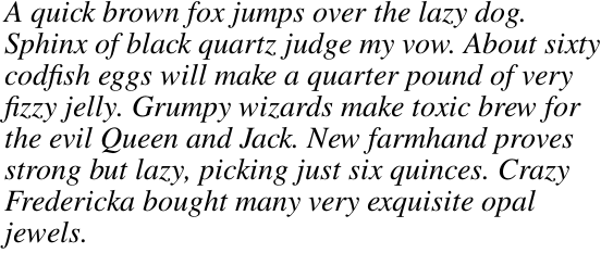 Times Pro Italic