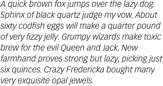 Vectora Pro 46 Light Italic