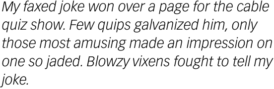 Vectora Pro 46 Light Italic