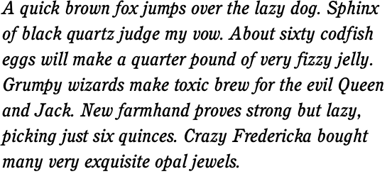 ITC Cushing Medium Italic OT