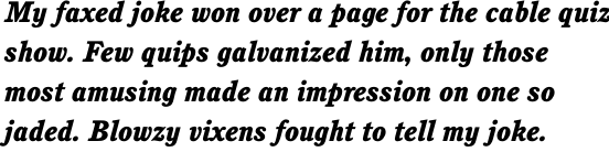 ITC Cushing Heavy Italic OT