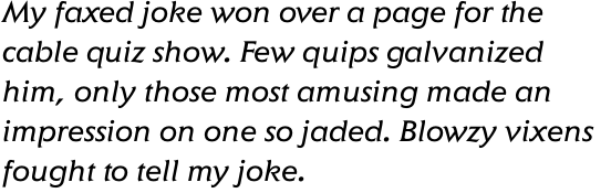 ITC Elan Book Italic OT