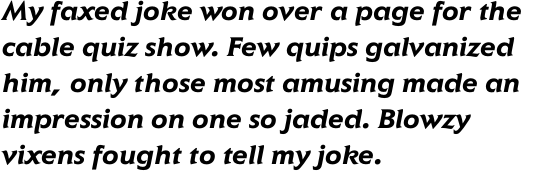 ITC Elan Bold Italic OT