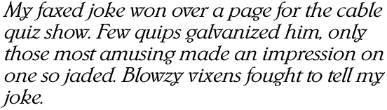 Belwe SB Light Italic OT