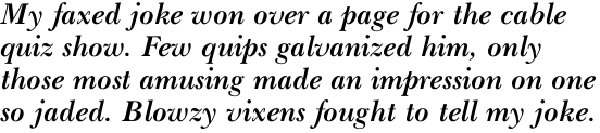 Baskerville SB Bold Italic OT