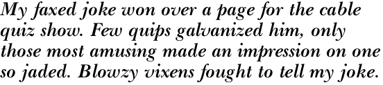 Baskerville SB Bold Italic OSF OT