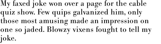 Bodoni No. 1 SB OT