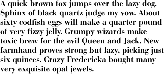 Bodoni SB Medium OT