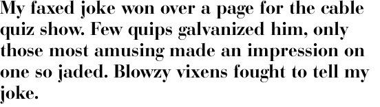 Bodoni SB Medium OT