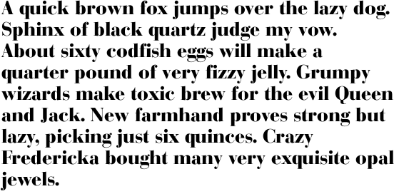 Bodoni SB Bold OT