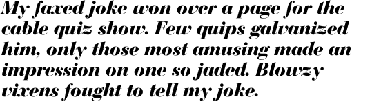 Bodoni SB Bold Italic OT