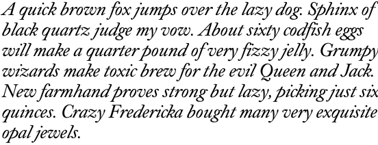 Caslon SB Italic OT