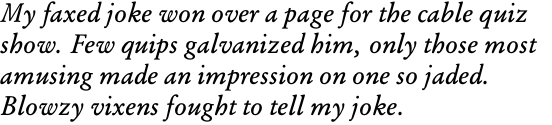 Garamond SB Italic OT