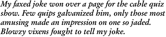 Garamond SB Medium Italic OT