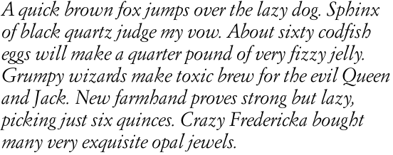 Garamond Simoncini SB Italic OT