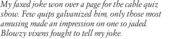 Garamond Simoncini SB Italic OT
