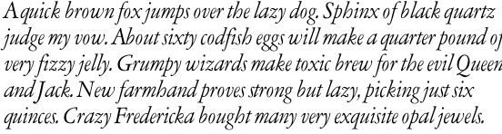 Garamont Amsterdam SB Italic OT