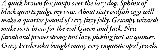 Garamont Amsterdam SB Medium Italic OT