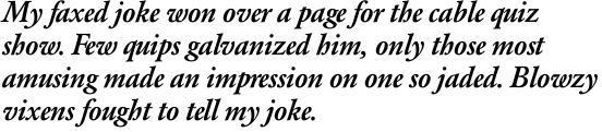 Garamond No. 2 SB Medium Italic OT