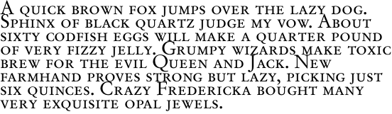 Garamond No. 1 SB Roman SC OT