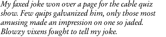 Garamond No. 1 SB Italic OT