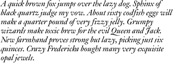 Janson SB Italic OT