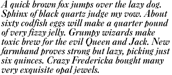 New Caslon SB Medium Italic OT
