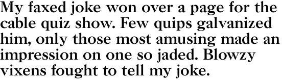 New Caslon SB Bold OT