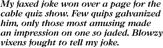 New Caslon SB Bold Italic OT