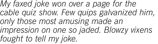 News Gothic SB Light Italic OT