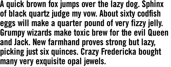 News Gothic SB Bold Condensed OT