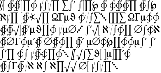 Pi Font SB No. 2 OT