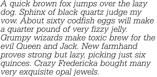 Serifa SB Light Italic OT
