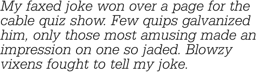Serifa SB Light Italic OT