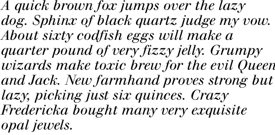 Walbaum SB Italic OT