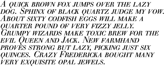 Walbaum SB Italic SC OT