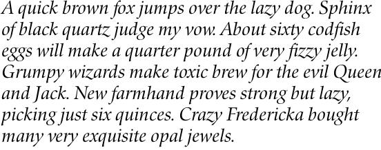 Zapf Renaissance No. 2 SB Italic OT
