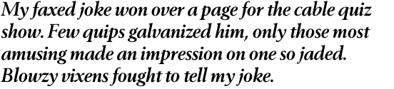 Berling SH Bold Italic OT