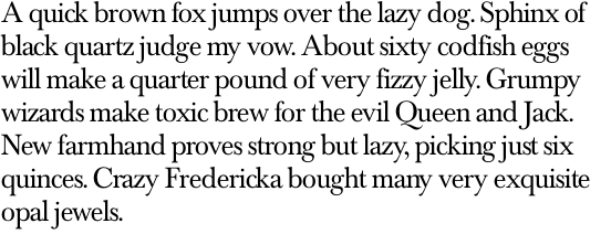 Baskerville No. 1 SH OT