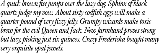 Baskerville No. 1 SH Italic OT