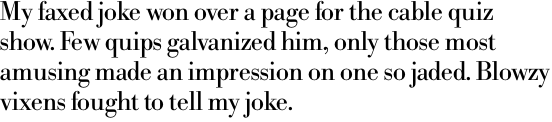Bodoni No. 1 SH OT