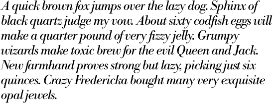 Bodoni No. 1 SH Italic OT