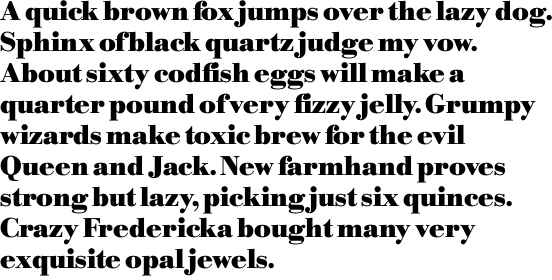 Bodoni No. 1 SH Bold OT