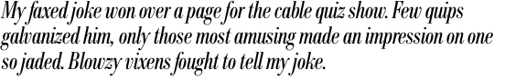Bodoni No. 1 SH Condensed Italic OT