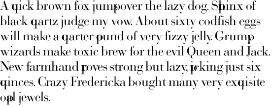 Bodoni SH Roman OT