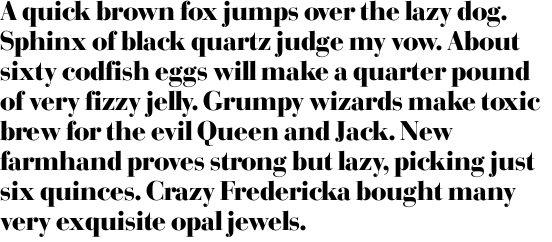 Bodoni SH Bold OT
