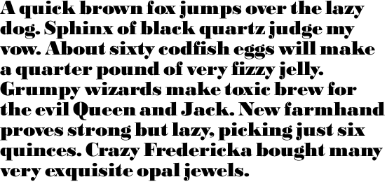 Bodoni SH Extra Bold OT